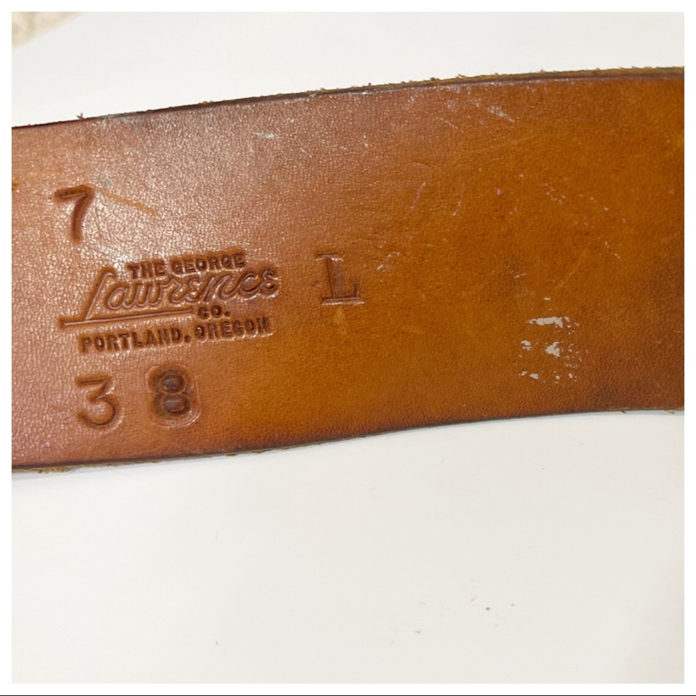 Vintage Belt George Lawrence Cartridge Leather View 6